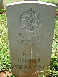 Dar Es Salaam War Cemetery - Lyon, W